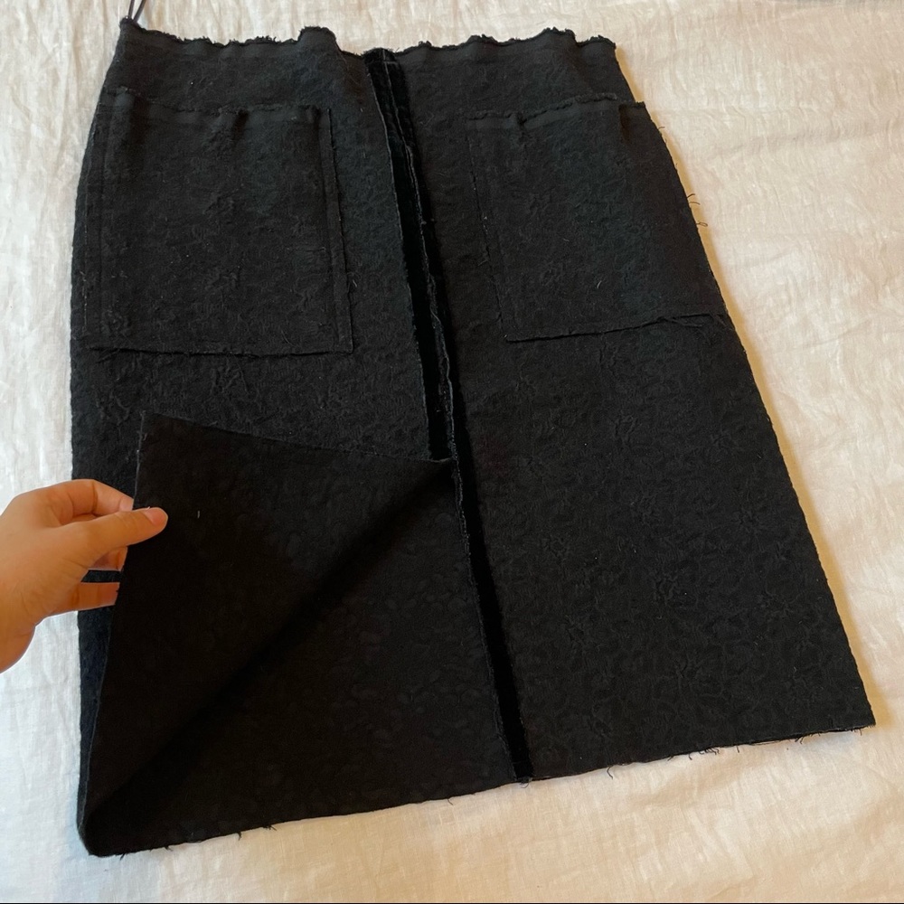 Black Lanvin skirt